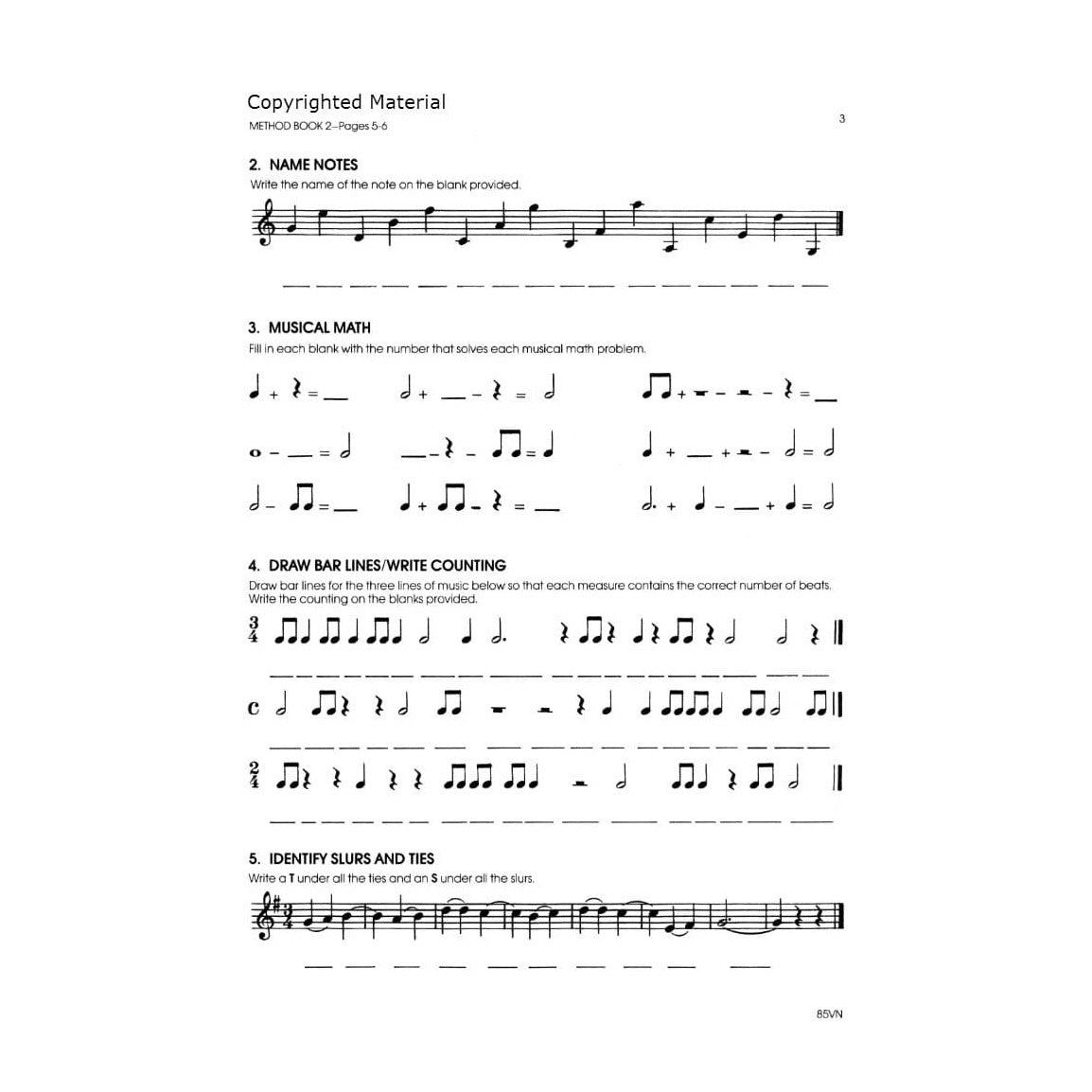 All For Strings - Theory Workbook 2 for Violin by Gerald E Anderson and Robert S Frost
