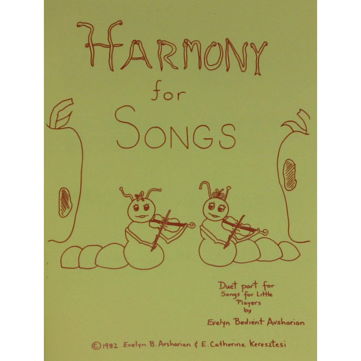 Harmony for Songs - Duet Book 1 by Evelyn Avsharian - Digital Download