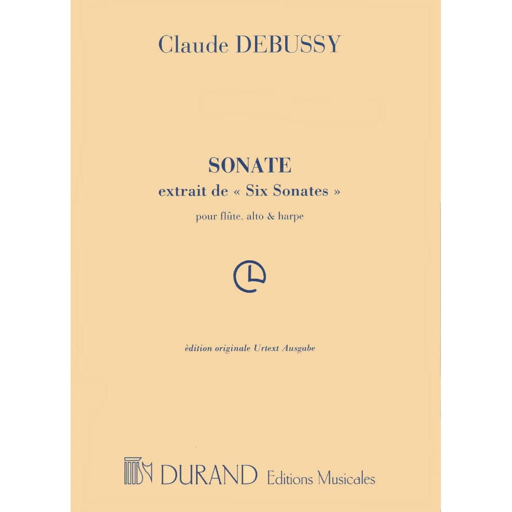 Debussy, Claude - Sonata for Flute, Viola and Harp - Durand Edition