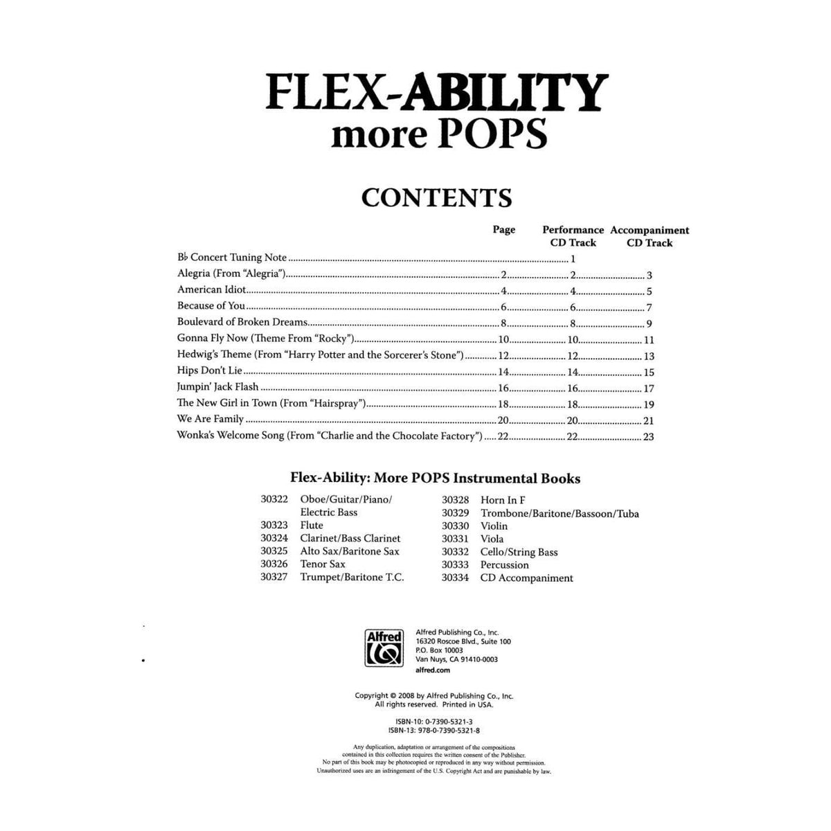 Victor Lopez - Flex Abil More Pops. Oboe/Guitar/Piano/Bass Part. For Solo, Duet, Trio, or Quartet with optional Piano Accompaniment. Published by Alfred Music.
