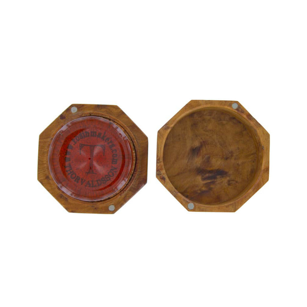 French Rosin in Octagonal Wood Case marked Sartory