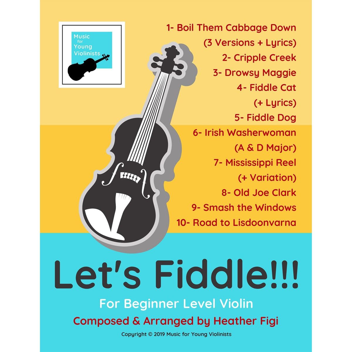 Figi, Heather - Music for Young Violinists: Let's Fiddle! - for Solo Violin - Digital Download