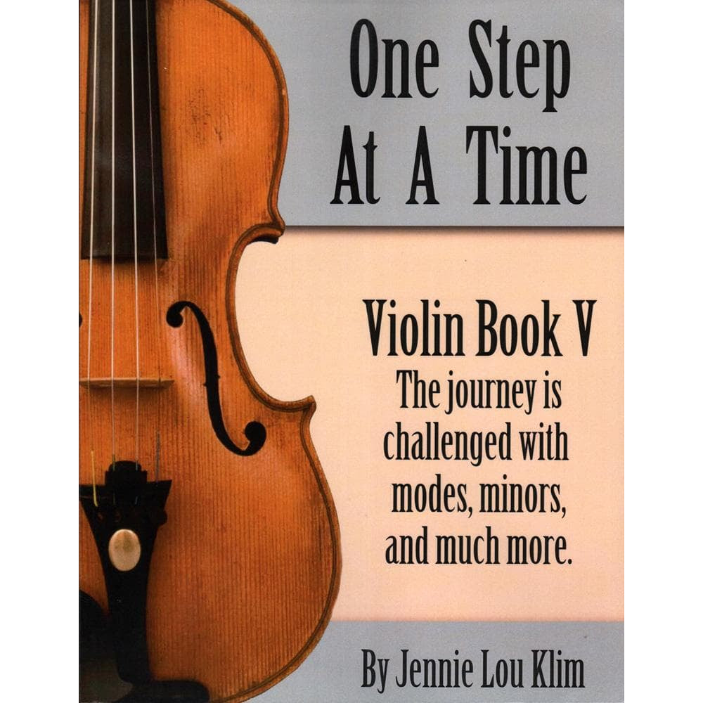 One Step At A Time - Jennie Lou Klim Violin Bk 5