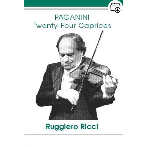 Ruggiero Ricci Paganini 24 Caprices DVD