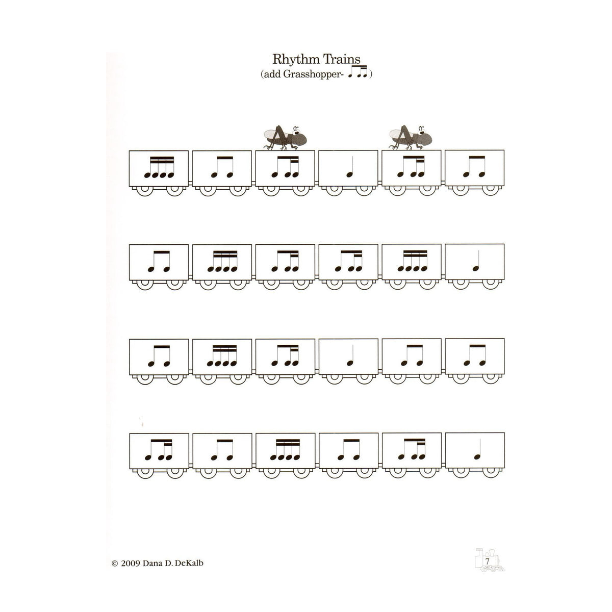 The Rhythm Train by Dana DeKalb Volume 1 - Digital Download