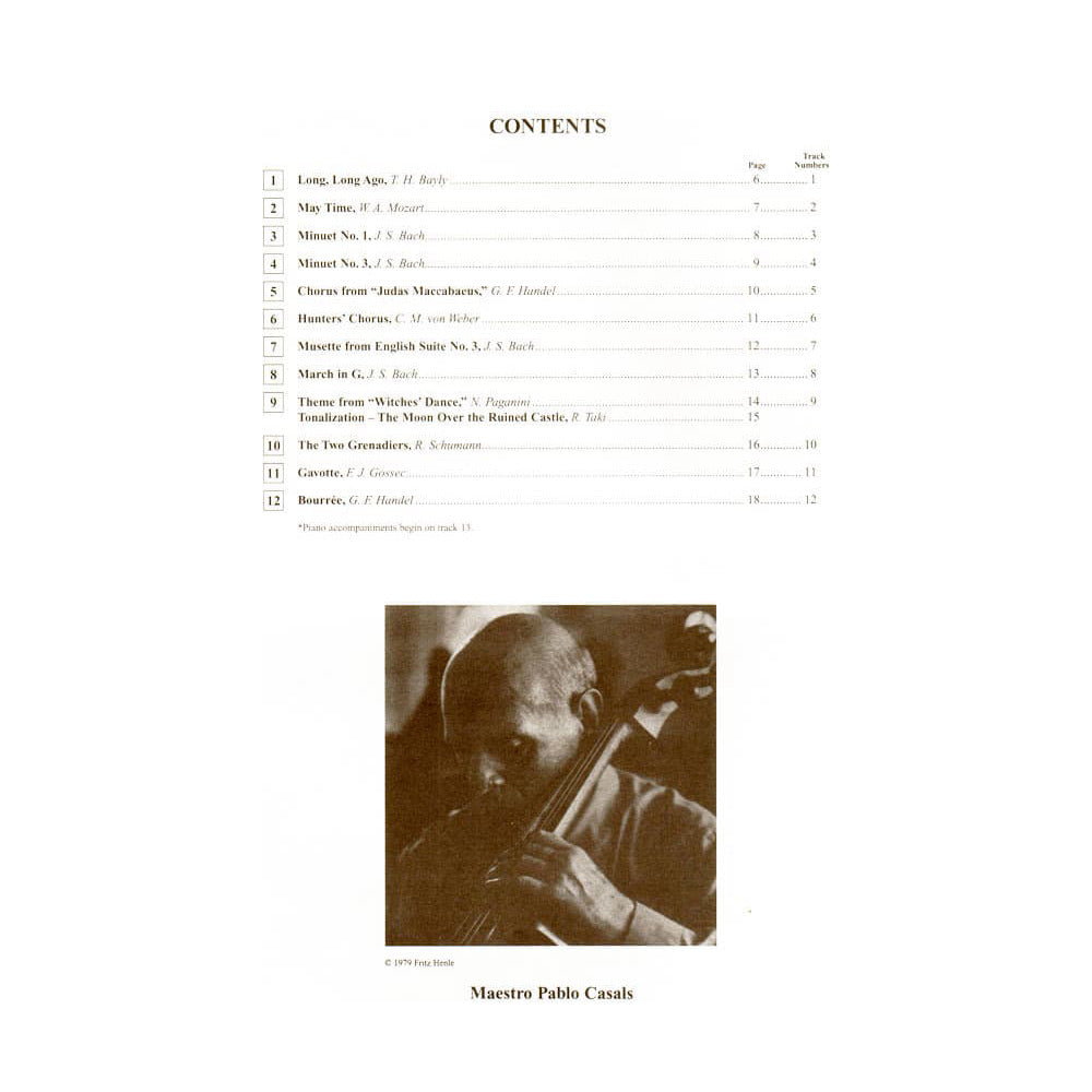 Suzuki Cello School Method Book and CD, Volume 2, Performed by Tsutsumi