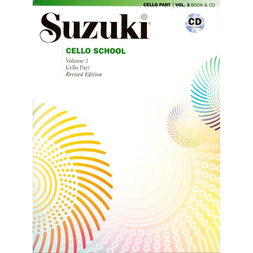 Suzuki Cello School Method Book and CD, Volume 3, Performed by Tsutsumi