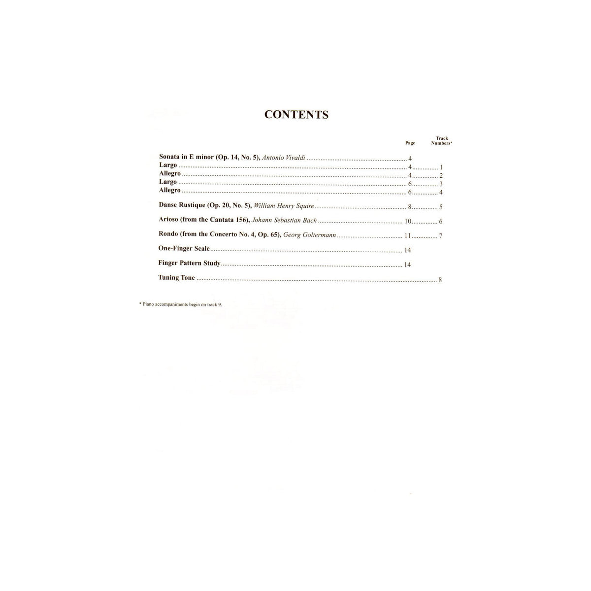Suzuki Cello School Method Book and CD, Volume 5