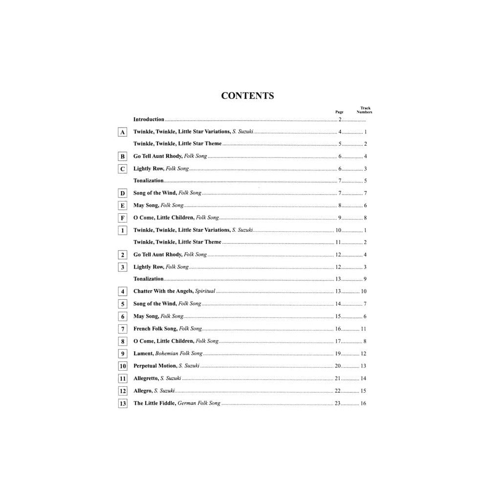 Suzuki Bass School Method Book and CD, Volume 1, Performed by Karr