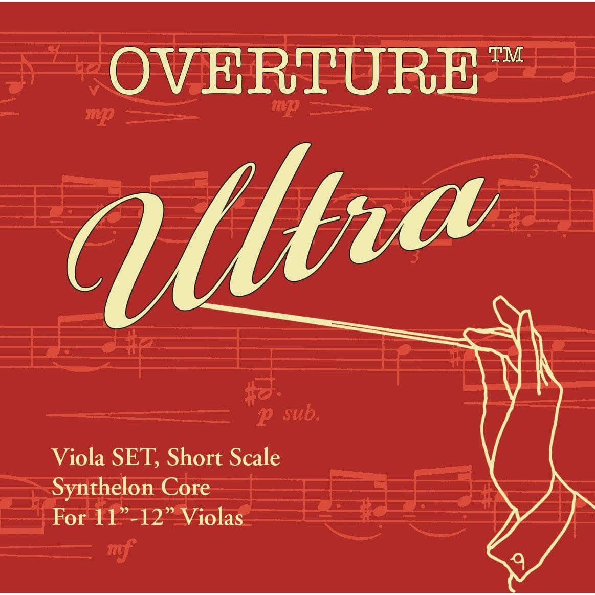 Overture Ultra Viola String Set Short Scale 11-12
