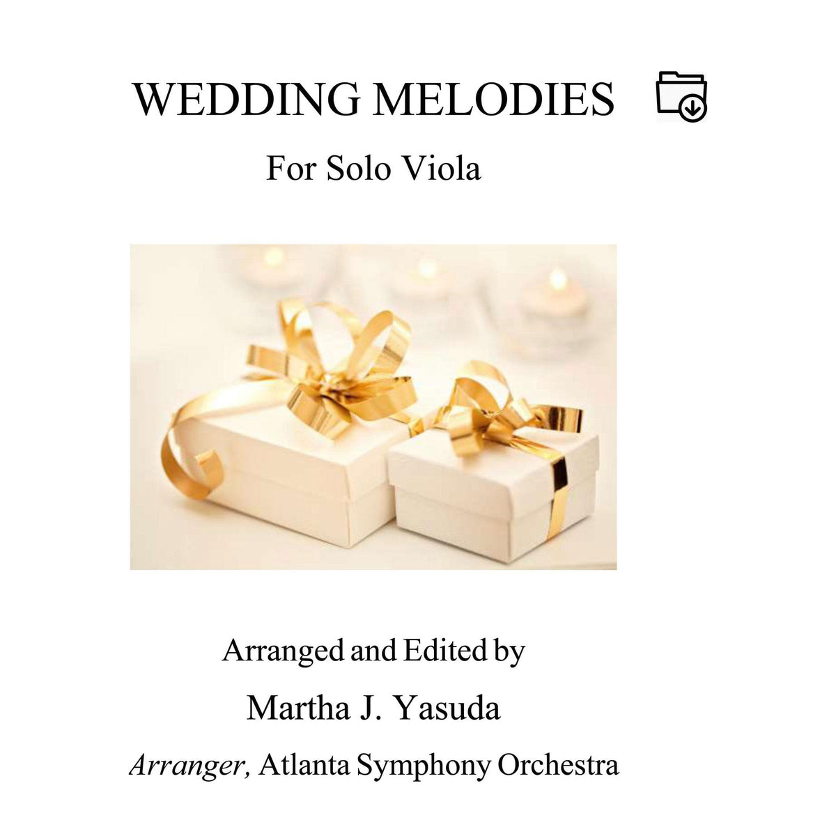 Yasuda, Martha - Wedding Melodies For Solo Viola - Digital Download