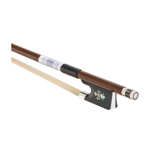 Fleur-de-lis Pernambuco Violin Bow Silver