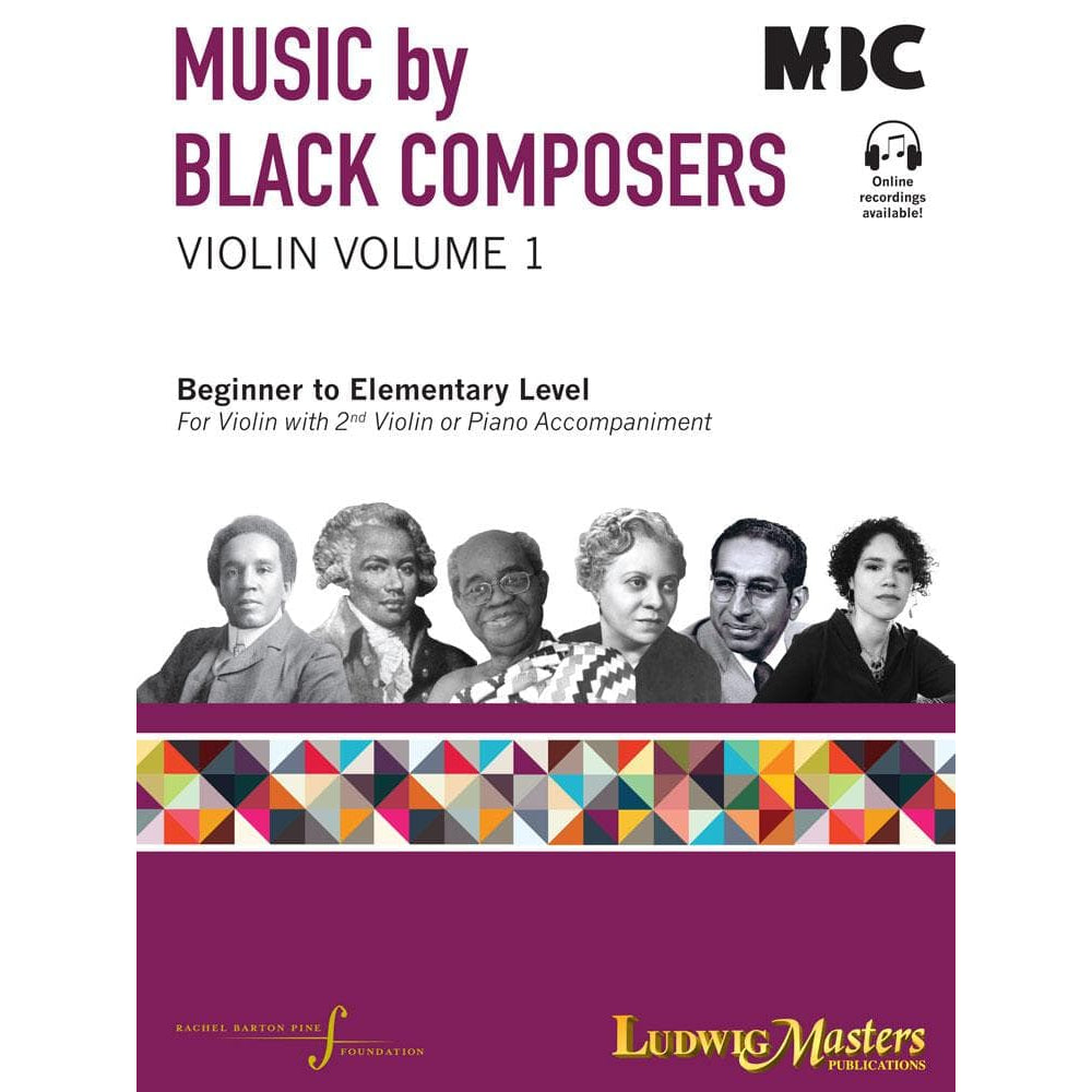Music By Black Composers: Violin Volume 1 - Arranged by Rachel Barton Pine