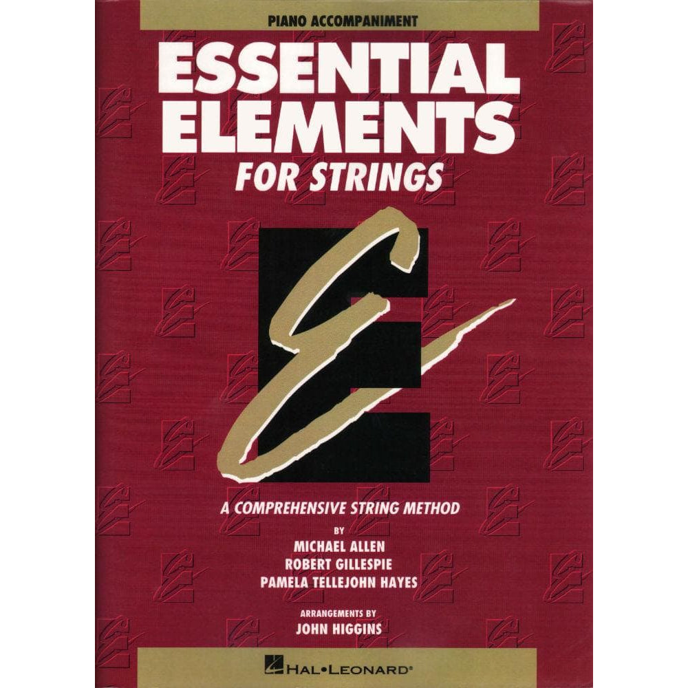 Essential Elements For Strings, Book 1 - Piano Accompaniment - by Allen/Gillespie/Hayes - Hal Leonard Publication