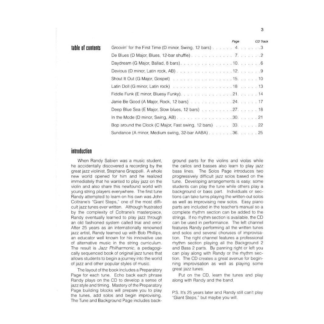 Sabien / Phillips - Jazz Philharmonic Viola Part Published by Alfred Music Publishing