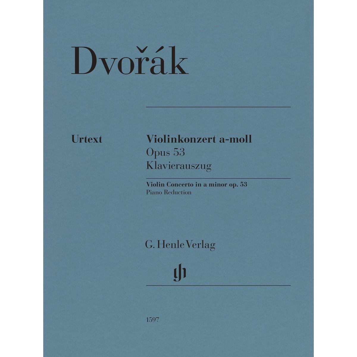 Dvorak, Antonin - Violin Concerto in a minor op. 53 Piano Reduction - Edited by Jost - G. Henle Verlag