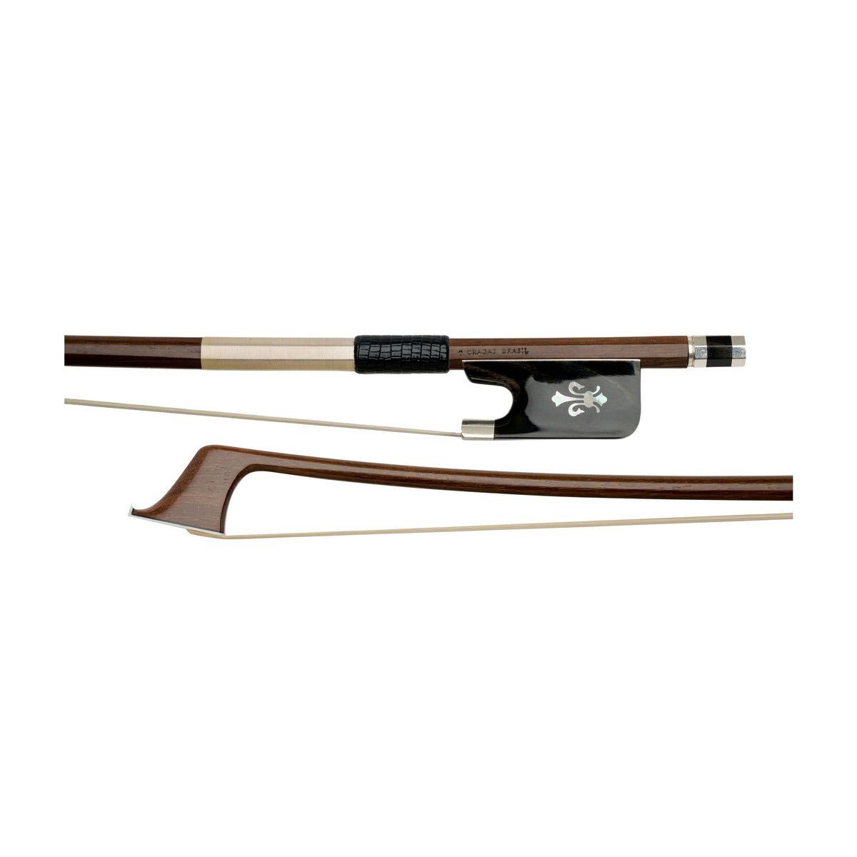 Arcos Brasil Ipe Cello Bow, Horn & Silver
