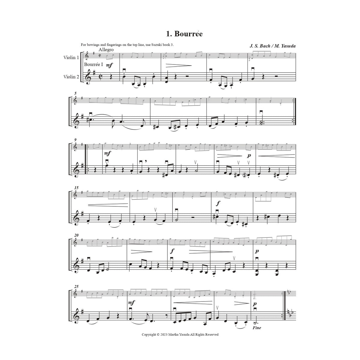 Yasuda, Martha - Harmonious Melodies, Versatile Arrangements for Violin, Viola, and Cello, Ultimate Edition, Volume I - Digital Download