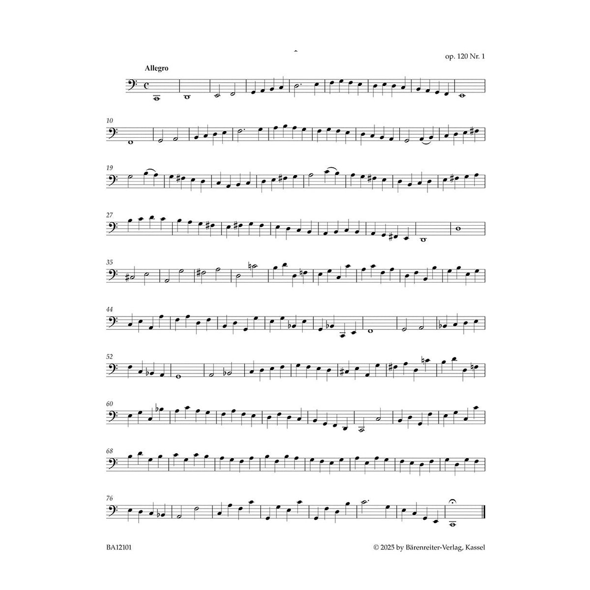 Dotzauer, Friedrich - Etudes for Cello, Volume I - edited by Kennaway - Barenreiter Urtext