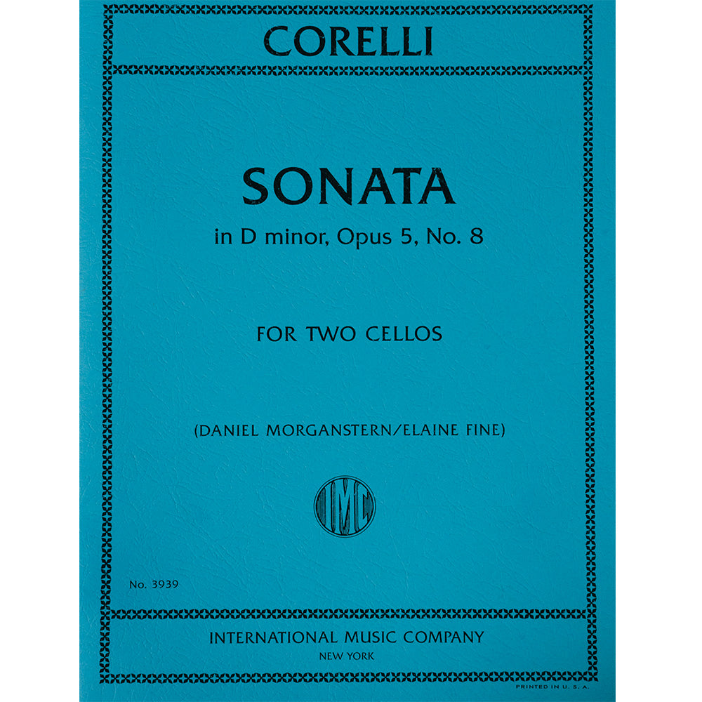 Corelli - Sonata in D minor, Opus 5, No. 8 for Two Cello