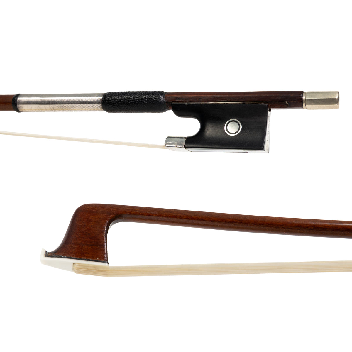 Morizot Freres Violin Bow, Mirecourt, c.1960, Ebony/Silver