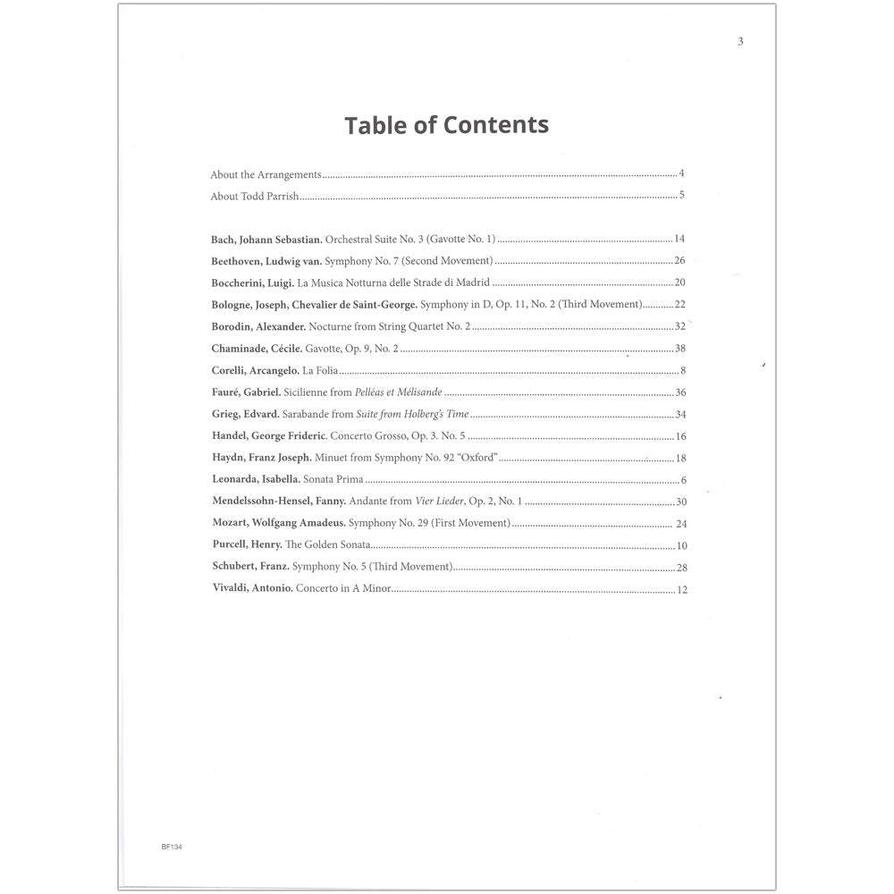 Compatible String Ensembles: Classical Trios - Cello - Todd Parrish - Carl Fischer