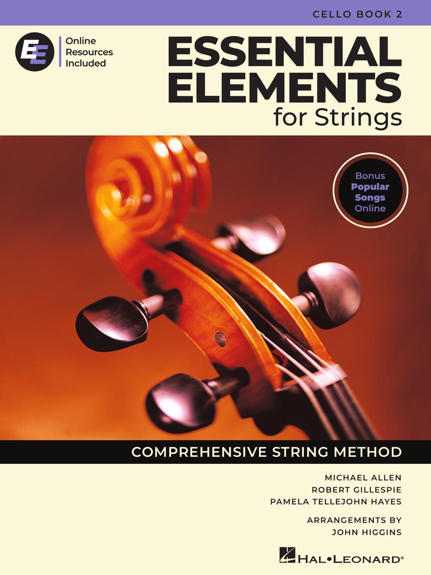Hal Leonard Essential Elements for Strings, Book 2 - Cello - Allen/Gillespie/Hayes (ed. 2025)