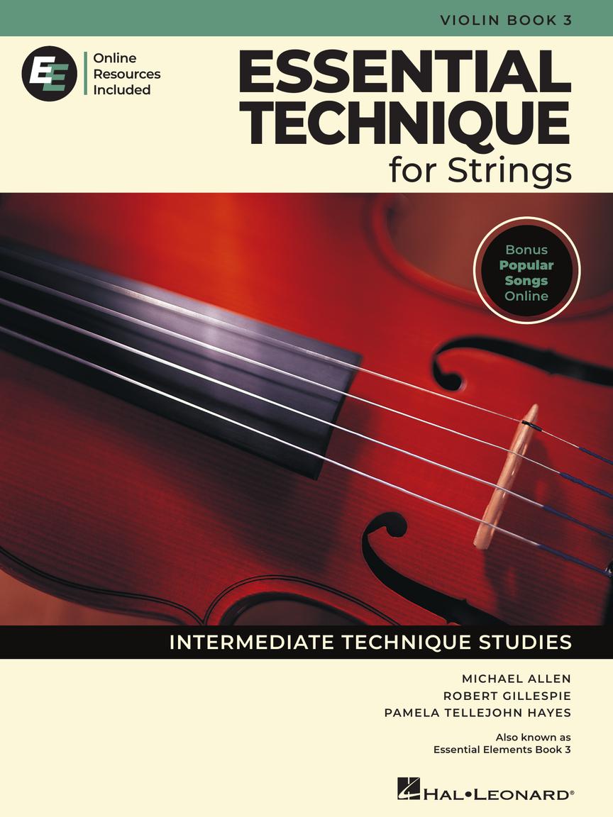 Hal Leonard Essential Elements for Strings, Book 3 - Violin - Allen/Gillespie/Hayes (ed. 2025)