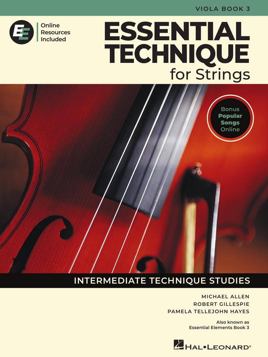 Hal Leonard Essential Elements for Strings, Book 3 - Viola - Allen/Gillespie/Hayes (ed. 2025)