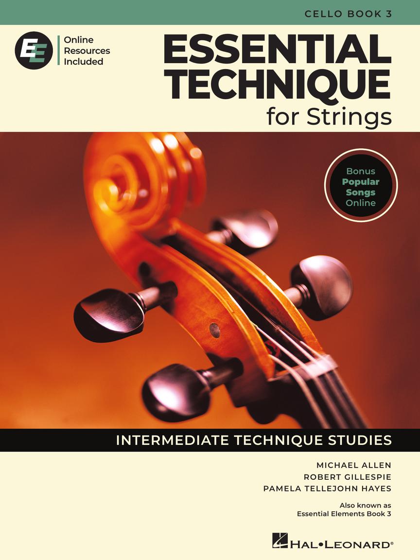 Hal Leonard Essential Elements for Strings, Book 3 - Cello - Allen/Gillespie/Hayes (ed. 2025)