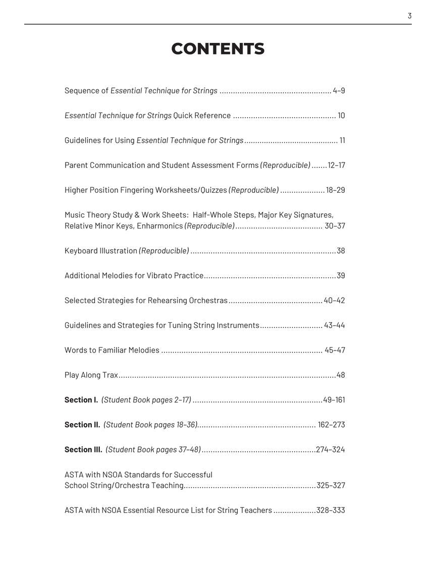 Hal Leonard Essential Elements for Strings, Book 3 - Teacher Manual - Allen/Gillespie/Hayes (ed. 2025)