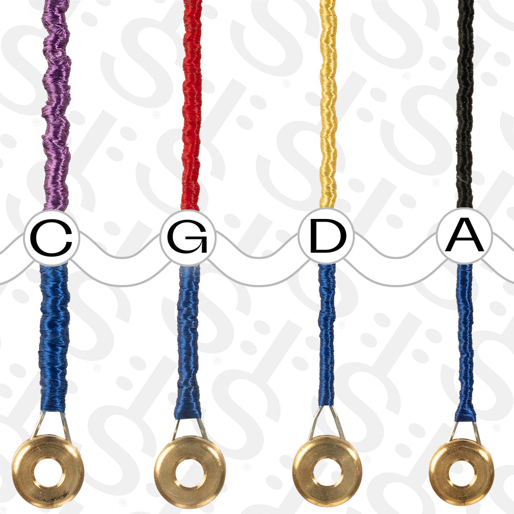 D'Addario Prelude Cello String Set - 3/4 Size - Medium Gauge