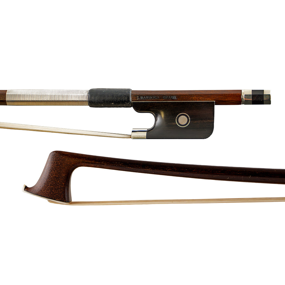 Arcos Brasil Ipe Viola Bow, Nickel-Mounted - Shar Music