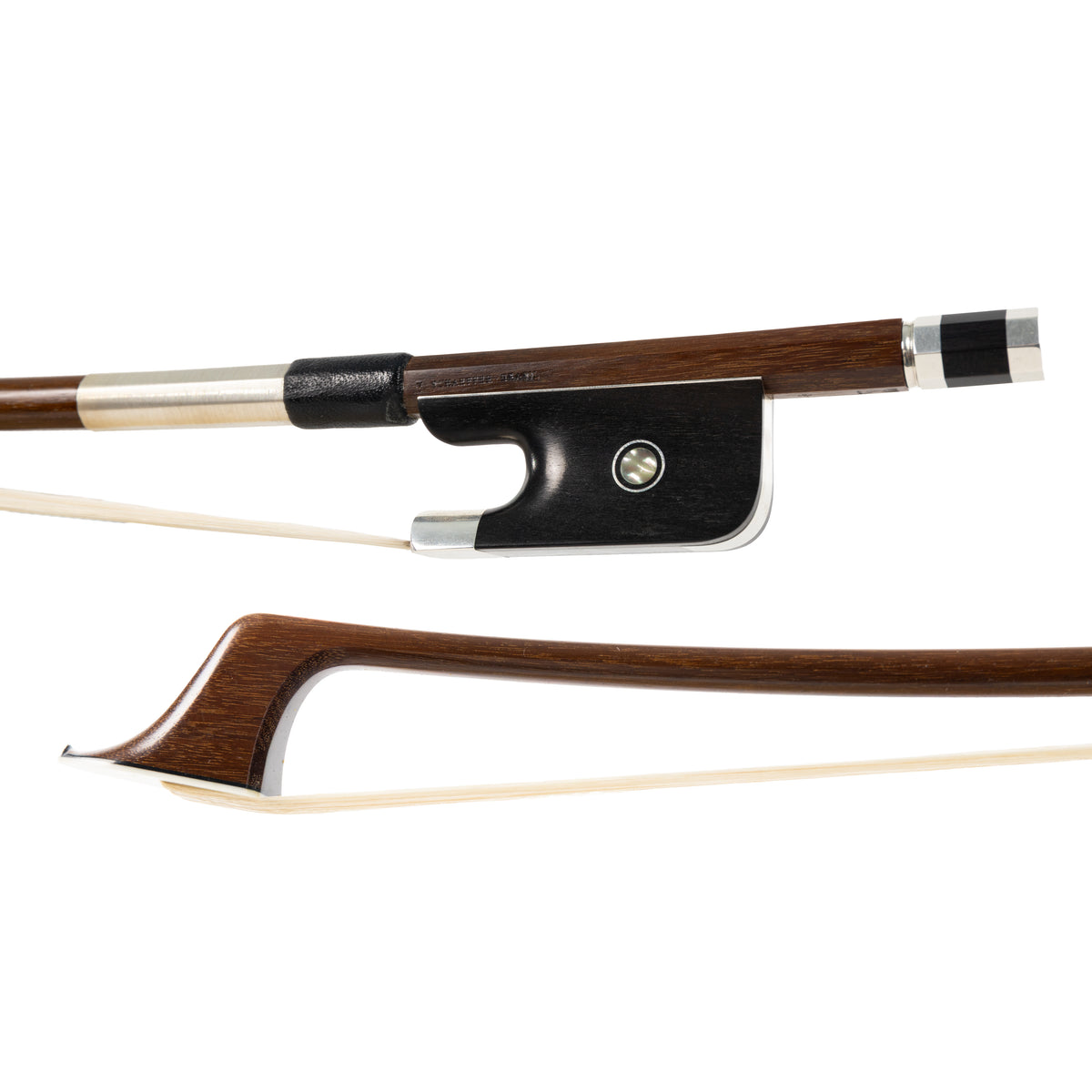Vanderson Schaeffer Bass Bow, Silver/Ebony, French Grip