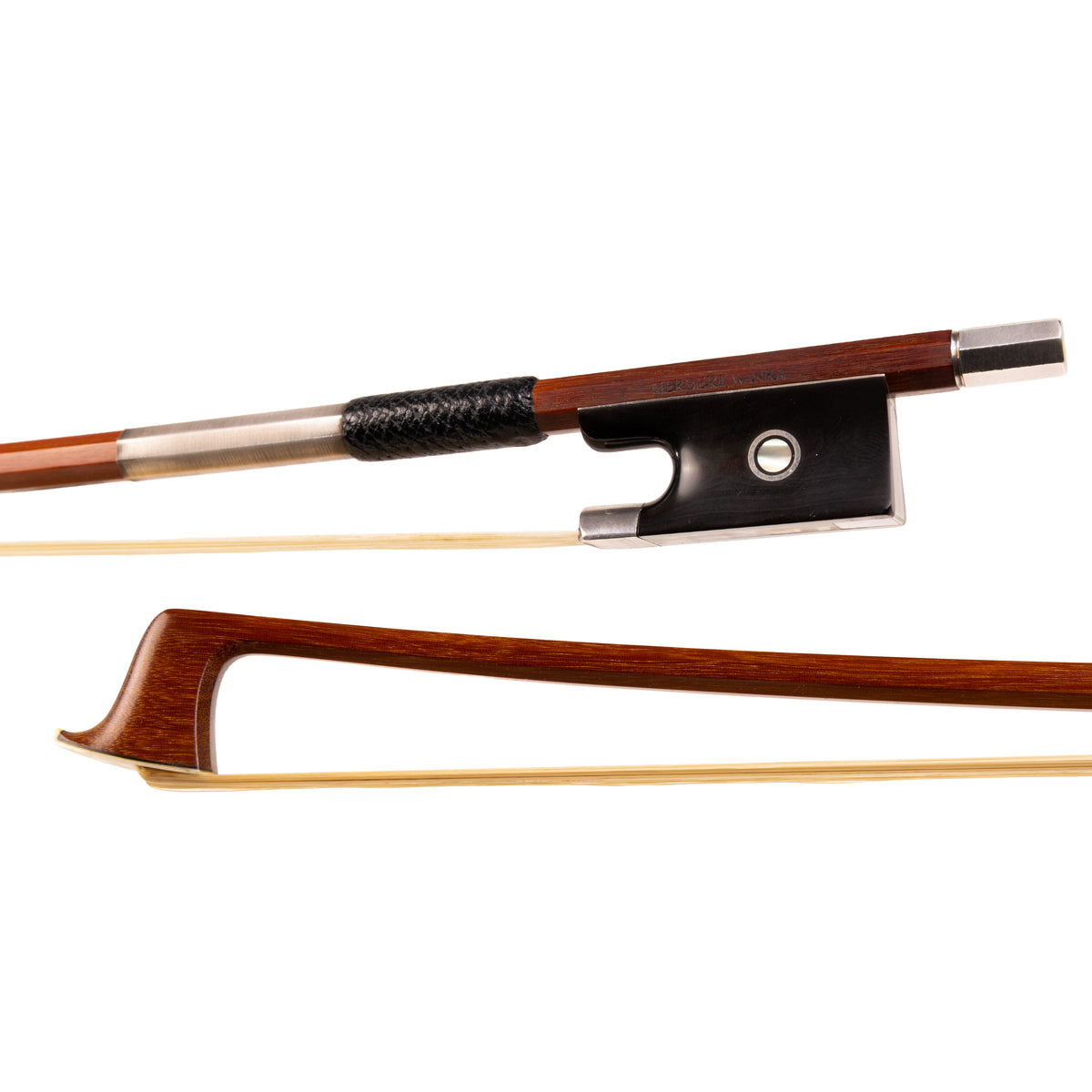 Herbert Wanka Violin Bow, Tortoiseshell/Silver
