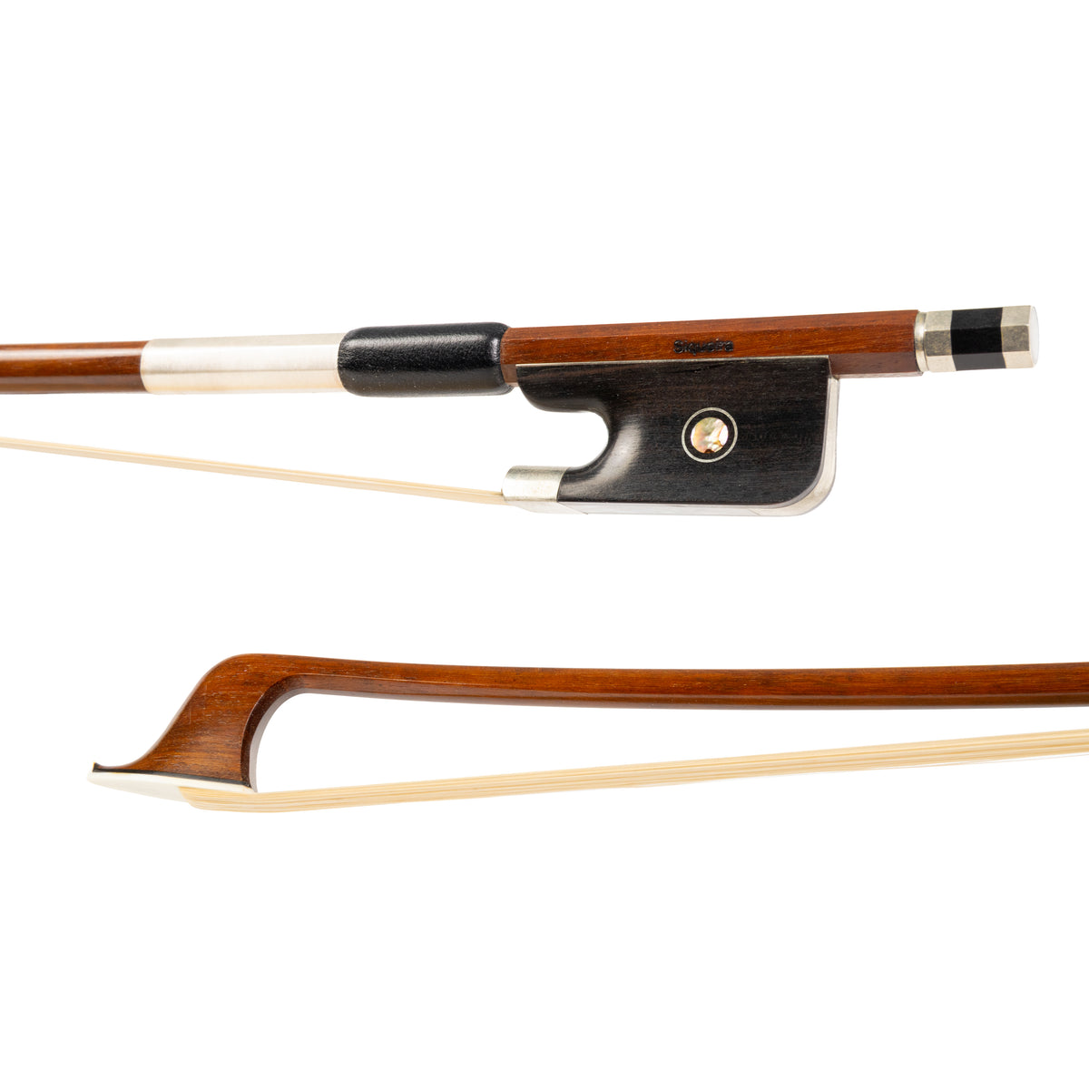 Valdecir Ribeiro Ipe Nickel-Mounted Cello Bow