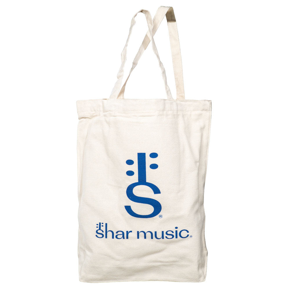 Shar Canvas Tote Bag with Pleated Bottom