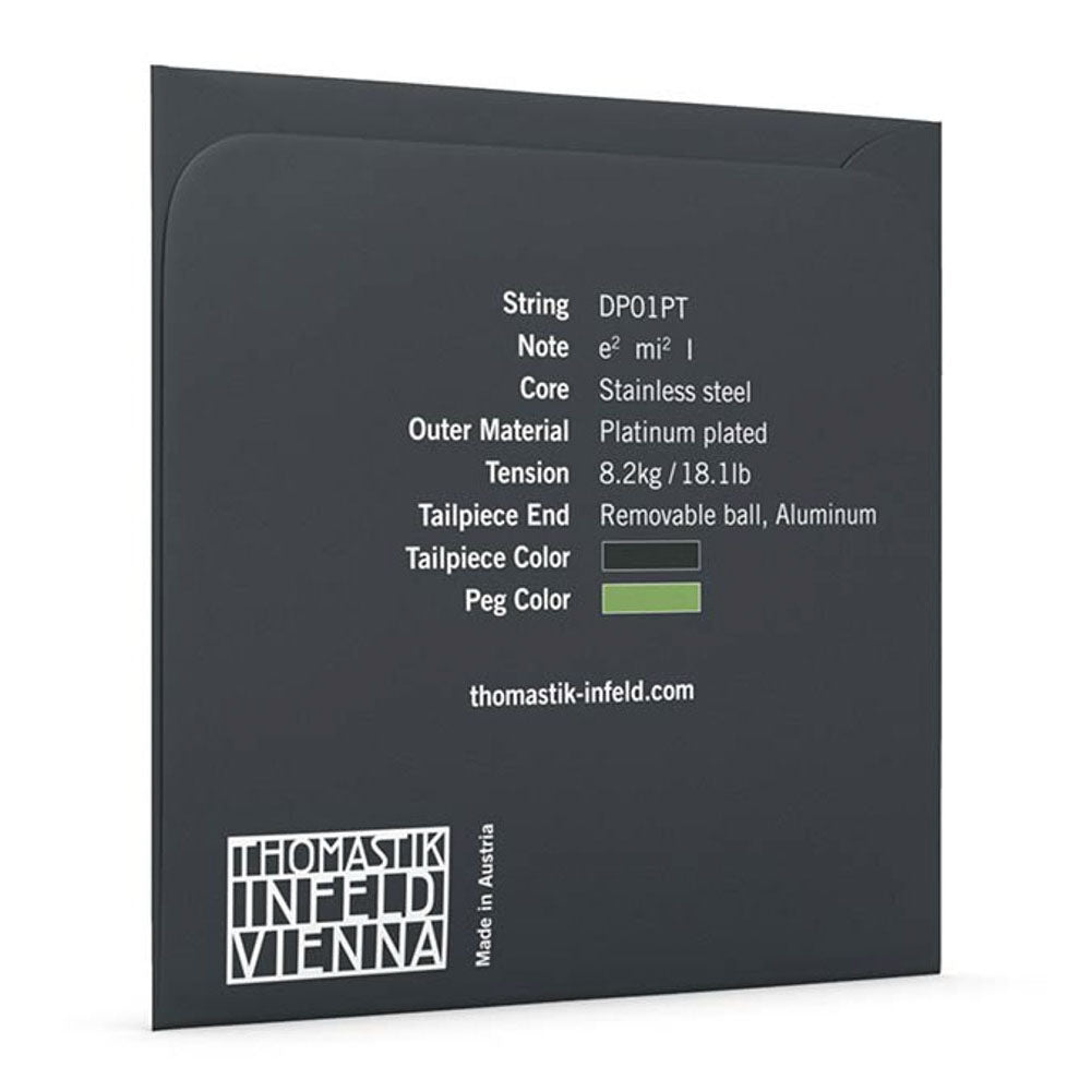 Thomastik-Infeld Dominant Pro Violin E-String - Platinum-plated - 4/4 Size - Medium Gauge