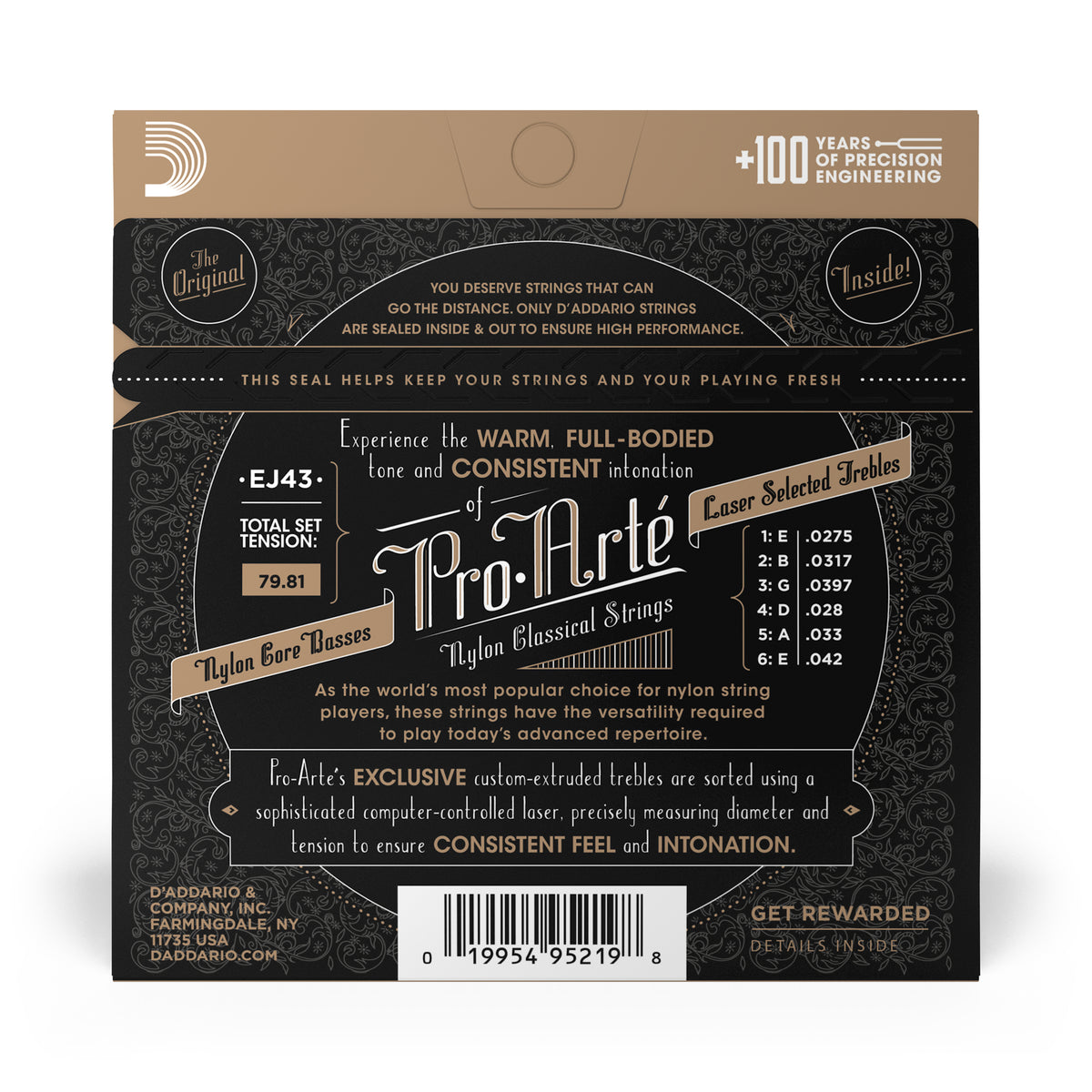 Light Tension, Pro-Arté Nylon Classical Guitar Strings