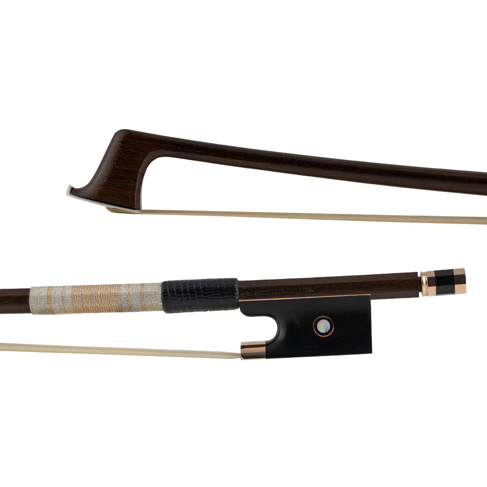 Tiago Pampolin Ipe Gold-Mounted Violin Bow