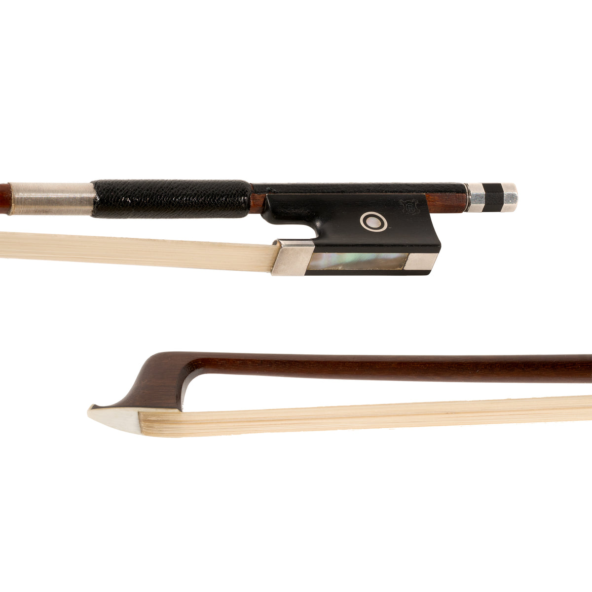 Richard Grünke Violin Bow, Bubenreuth, Ebony/Silver
