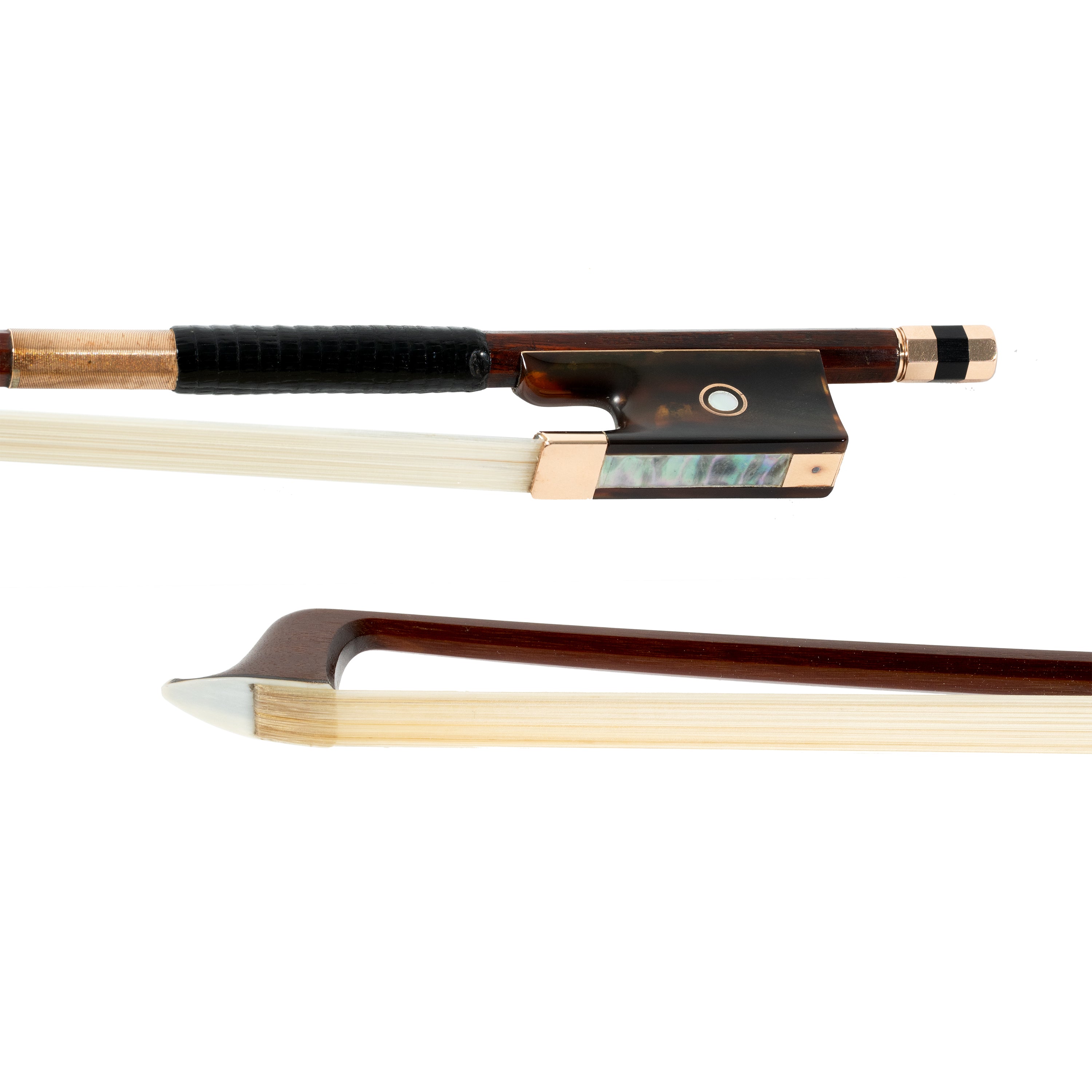Richard Grünke Violin Bow, Tortoiseshell/Gold - Shar Music