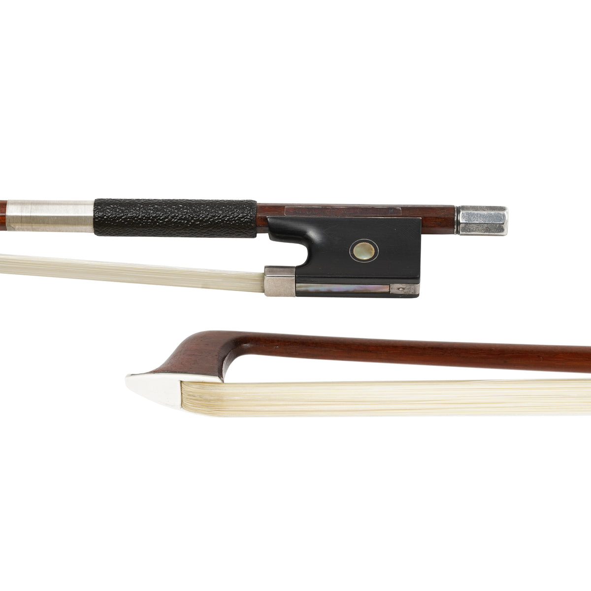 Rudolph Wurlitzer Violin Bow, Germany, Ebony/Silver