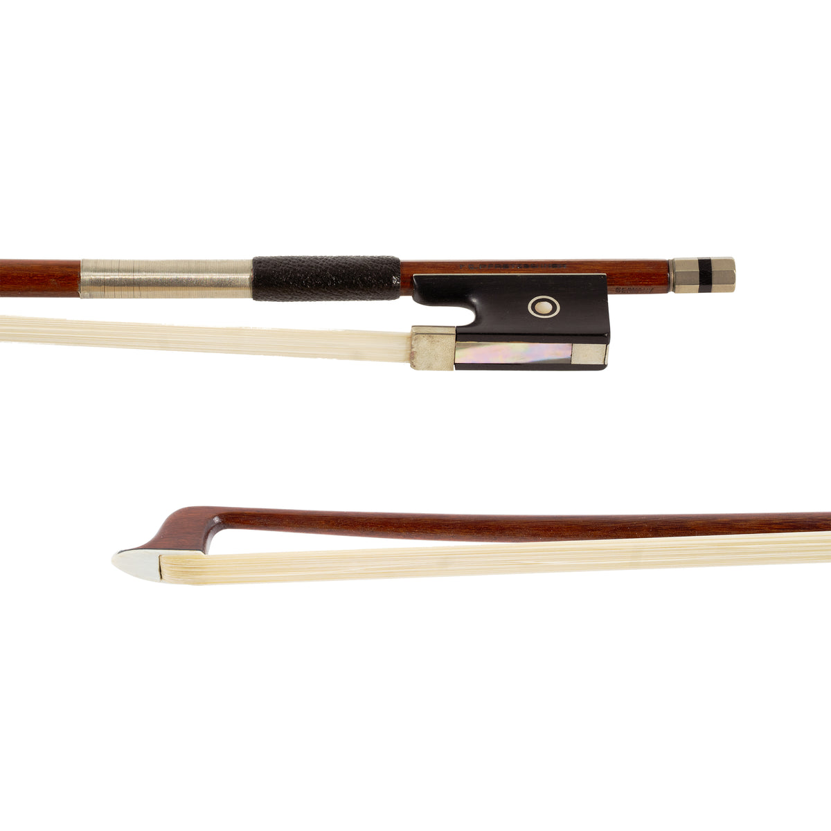 F.C. Pfretzschner Violin Bow, Germany, Ebony/Nickel