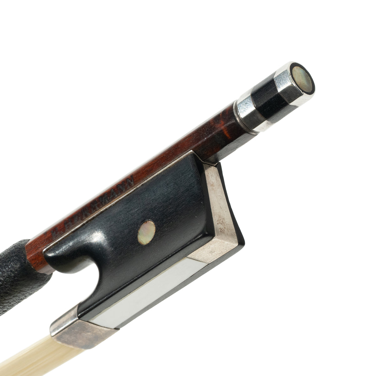 Edwin Otto Herrmann Violin Bow, Schönlind, c.1930, Ebony/Silver