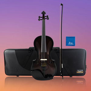 Glasser Carbon Composite Acoustic-Electric Violin Outfit - 4/4 Size - Orange