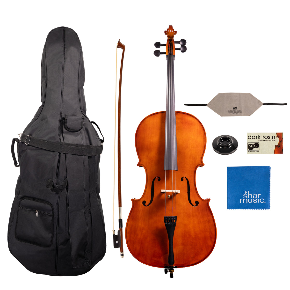 Franz Hoffmann® Amadeus Carved Cello Outfit