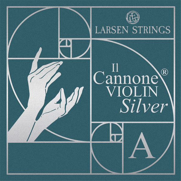 Larsen Il Cannone Silver Violin A-String - 4/4 Size - Medium Gauge