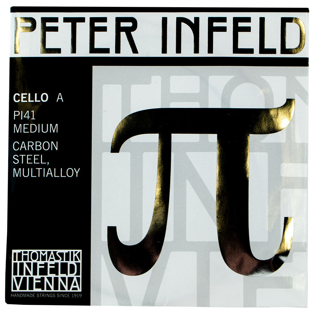 Peter Infeld チェロ弦セット P1400 MEDIAM新品未使用 Thomastik-Infeld Peter Infeld (PI) Cello A-String - 4/4 Size - Medium