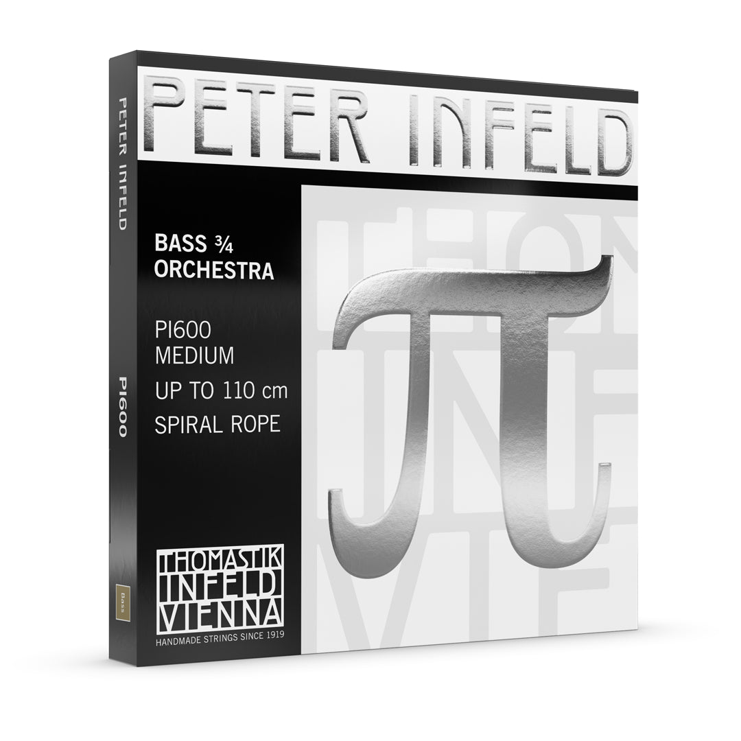 Thomastik-Infeld Peter Infeld (PI) Double Bass String Set - 3/4 Size - Medium Gauge
